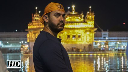 Spotted Aamir Khan visits Golden Temple
