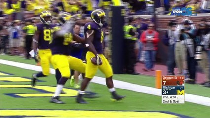 NCAA College Football : Michigan 35-7 Oregon State
