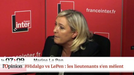 #tweetclash : #Hidalgo vs #LePen : les lieutenants s'en mêlent