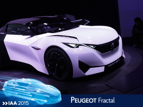 Peugeot Fractal en direct du salon de Francfort 2015