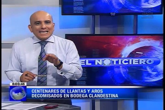 Centenares de llantas y aros decomisados en bodega clandestina