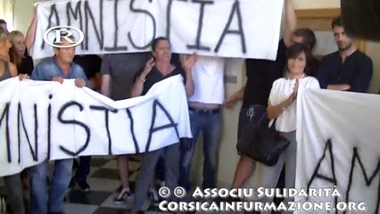 #corse action de @sulidarita dans le tribunal d'Aiacciu
