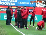 Trabzonspor 11 eksikle çalıştı!