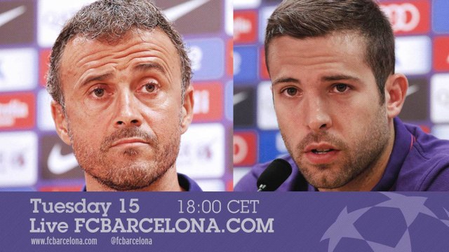 DIRECTO - Rueda de prensa de Luis Enrique y Jordi Alba (REPLAY) (2015-09-15 17:58:48 - 2015-09-15 19:13:35)
