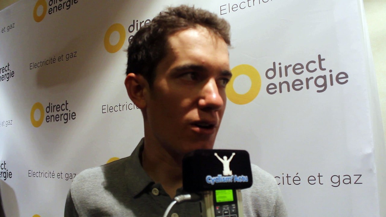 Présentation Direct Énergie 2016 - Romain Sicard : "Il faut remercier Direct Énergie"