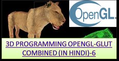 10 3D PROGRAMMING OPENGL-GLUT COMBINED (IN HINDI)