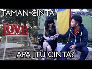 Apa itu Cinta?  Taman Cinta Taman Balaikota Bandung