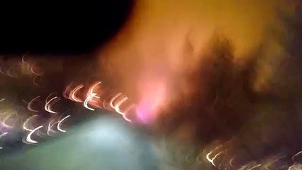 Así escapó una persona del incendio forestal en California