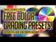 [FREE DOWNLOAD] COLOR GRADING PRESETS FOR AFTER EFFECTS!