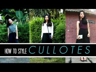 3 Different Ways to Style Cullotes