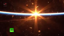 Así se ve una puesta de Sol desde la Estación Espacial Internacional