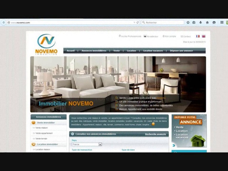 Petites Annonces : vendre sa maison de particulier à particulier : Immobilier particuliers