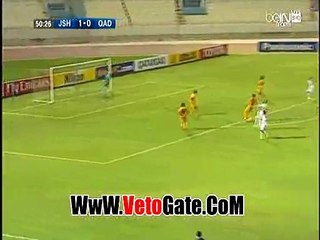 "بحر"يتقدم بالهدف الثانى للجيش السورى فى شباك القادسيه