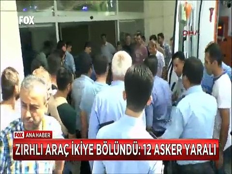 Muş'ta asker taşıyan zırhlı araç korkunç patlamayla ikiye bölündü 12 asker yaralandı