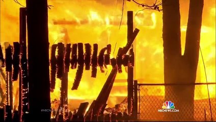 Valley and Butte Wildfires in California Force Thousands of Evacuations