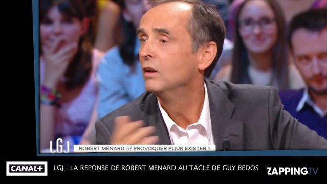 LGJ : Robert Ménard répond à Guy Bedos