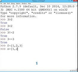 9 PYTHON RELATIONAL OPERATORS