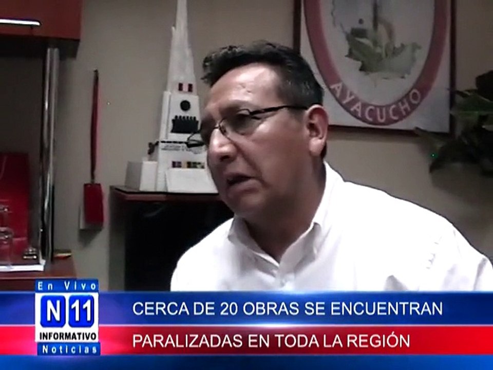 N11 Informativo CERCA DE 20 OBRAS SE ENCUENTRAN PARALIZADAS EN TODA LA REGION