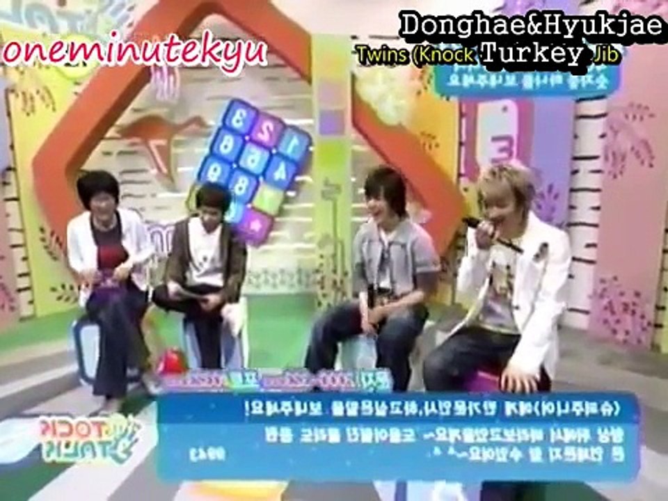 Tock Talk  Eunhyuk ve Donghae Part 1/5