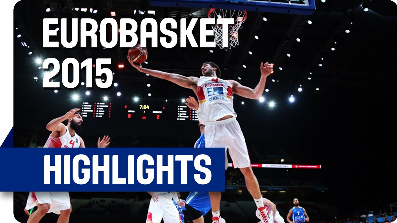 Spain v Greece - Round of 16 - Game Highlights - EuroBasket 2015