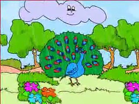 kale badal karte shoor, dekho nach raha hai moor - Hindi Nursery Rhymes