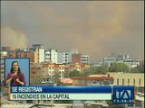 19 incendios se mantienen activos en Quito