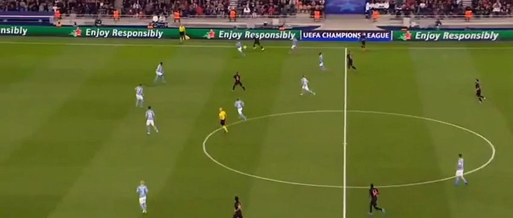 Angel Di Maria First Goal for Paris Saint Germain 1-0 Malmoe FF 1 0 UEFA 15_09_2015