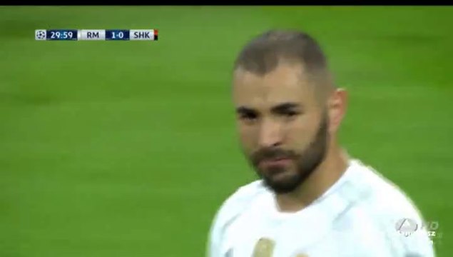 1-0 Karim Benzema Great Goal | Real Madrid v. Shakhtar Donetsk 15.09.2015 HD