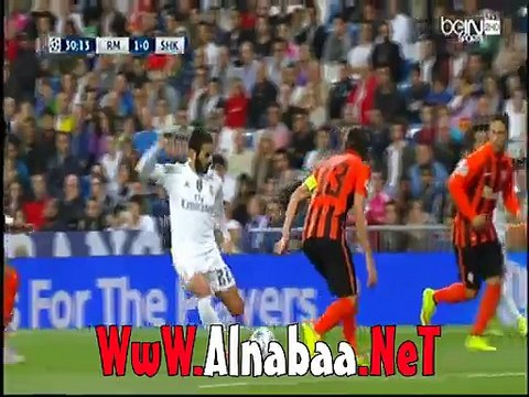 الهدف الاول ريال مدريد فى شاختار