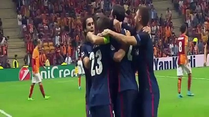 Galatasaray 0-2Atletico Madrid Antoine Griezmann Goal 15 9 2015 Champions League
