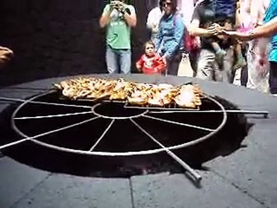 A restaurant that cooks your food in a VOLCANO
