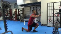 Fitness Test - Jumping Lunges in 1 min - Sifu 85 Shen 64 SBang 37