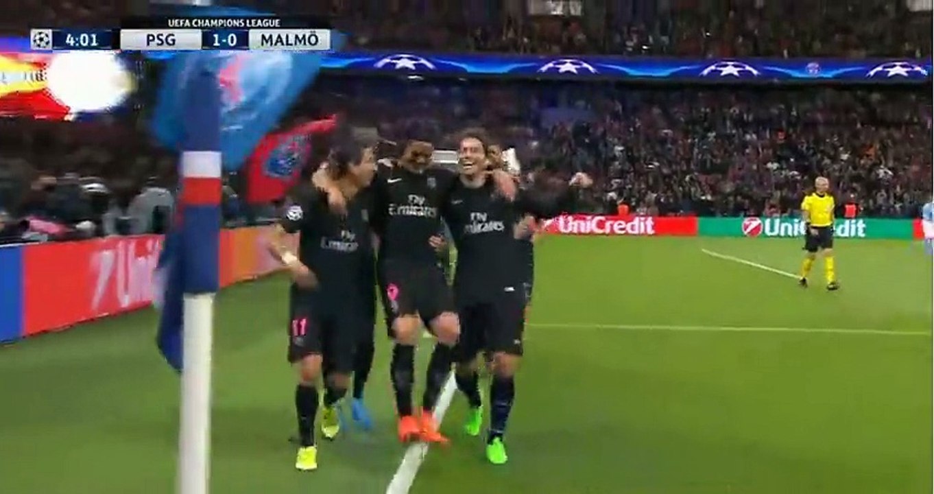 Goal Angel Di Maria - Paris Saint Germain 1-0 Malmoe FF - 15-09-2015 HD