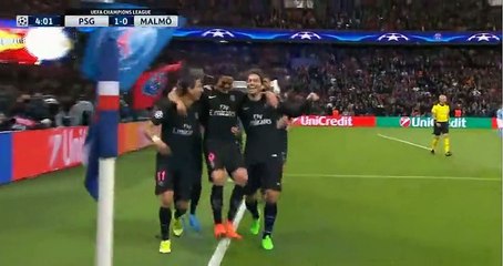 Goal Angel Di Maria - Paris Saint Germain 1-0 Malmoe FF - 15-09-2015 HD