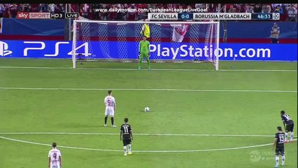 Video herunterladen: Kevin Gameiro 1:0 Penalty Kick | Sevilla - Borussia Moenchengladbach 15.09.2015 HD