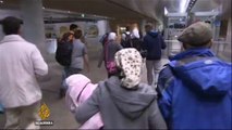 Refugees stranded in Austria desperate to reach Germany