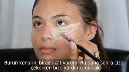 Hat makyajı tekniği ile inanılmaz değişim!