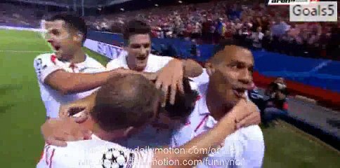 Evgen Konoplyanka Goal Sevilla  -  Monchengladbach Champions League 15-9-2015