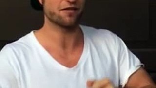 Rob Pattinson Takes on ALS's Ice Bucket Challenge