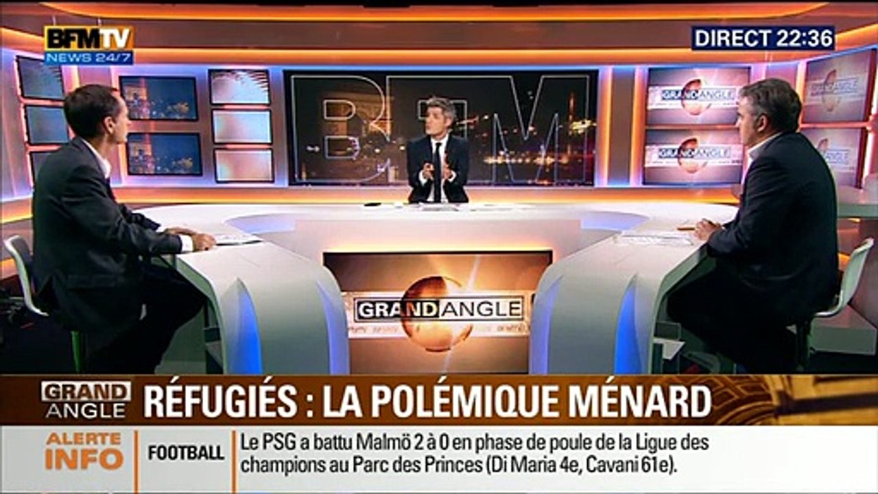 Alexis Corbière "Débat face à Robert Ménard" sur BFMTV le 15/09/2015