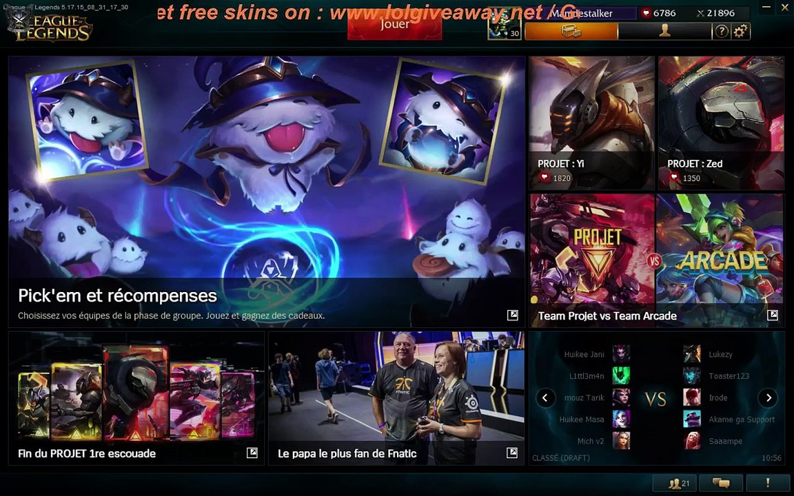 LolGiveAway Live (REPLAY) (2015-09-15 23:15:47 - 2015-09-15 23:29:04)