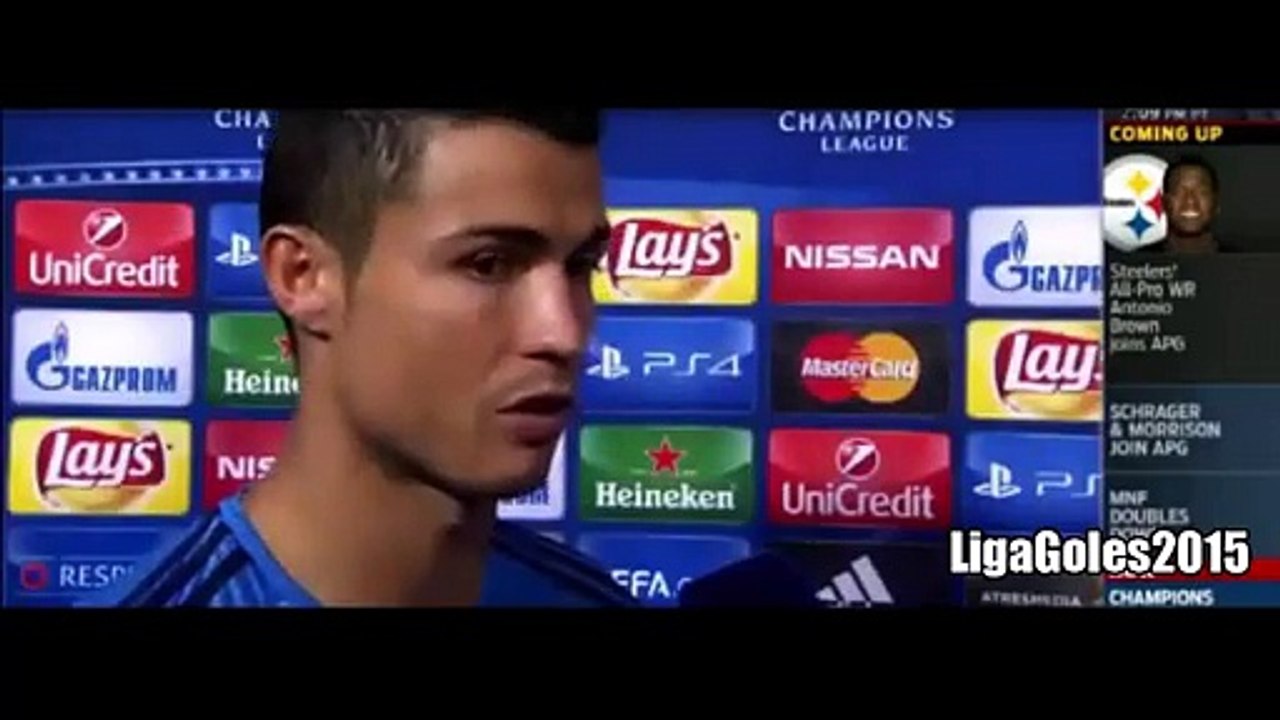 Cristiano Ronaldo Post Match Interview - Real Madrid vs Shakhtar 4-0 (Champions League 2015)