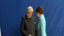 German Chancellor ignore Indian Prime Minister _ Narendra Modi