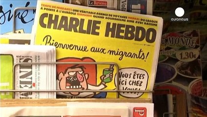 Download Video: Charlie Hebdo criticised for cartoon 'mocking drowned Syrian boy'