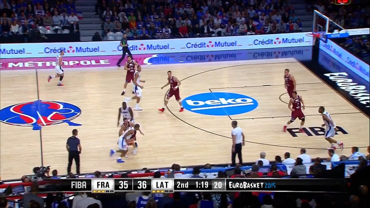 France - Lettonie - resume du match - EuroBasket 2015