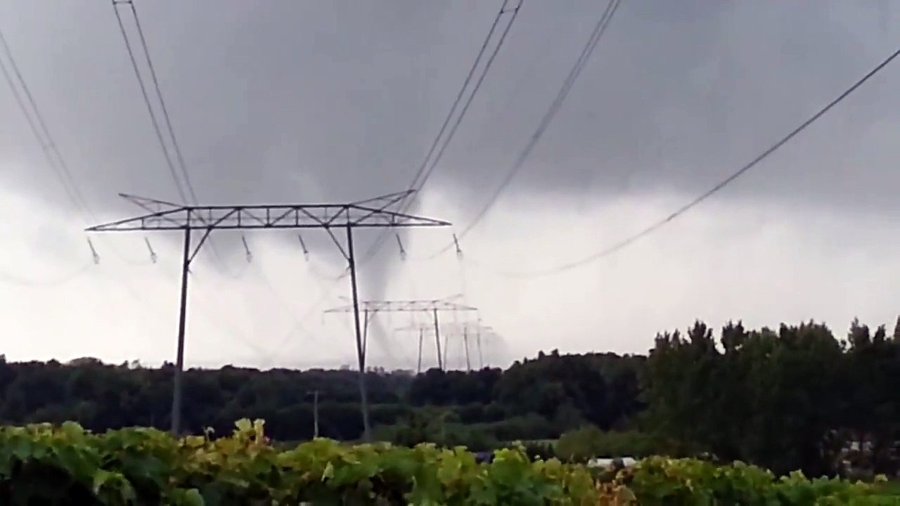 Tornade au nord de Blaye