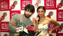 Shahid Kapoor And Alia Bhatt At 93.5 Red FM for promoting their upcoming Film 