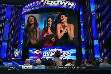 Nikki Bella Celebration Backstage Segment