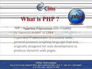 PHP training in chandigarh