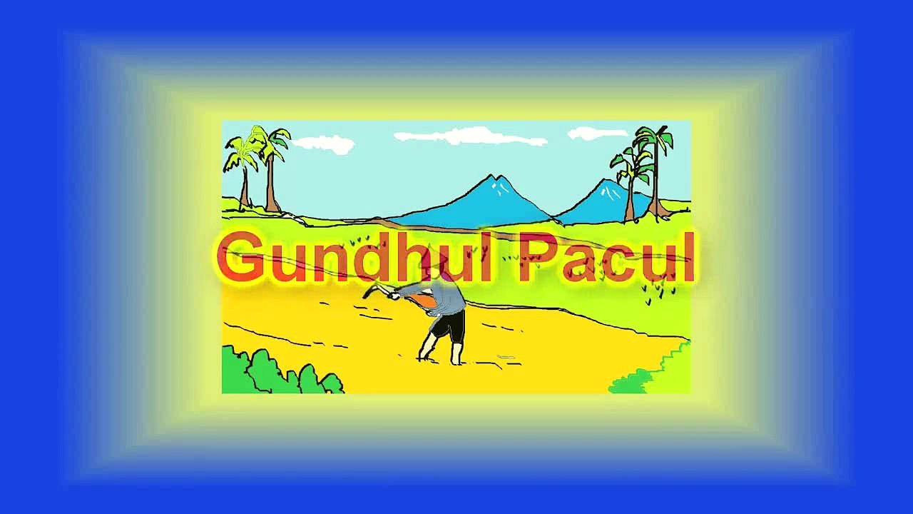 Lagu Anak Indonesia - Gundhul Pacul - Karaoke + Lirik(1)